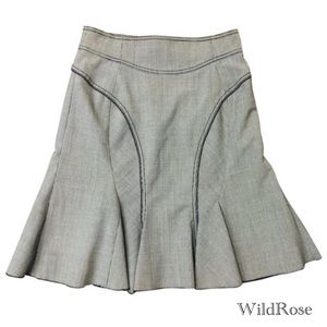 $650 Zac Posen Houndstooth St Denis Skirt SZ 8